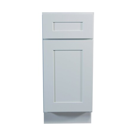 Design House RTA 18x34.5x24" Base Cabinet Style 1-Door with 1-Drawer, White 561340